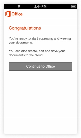 Congratulations page